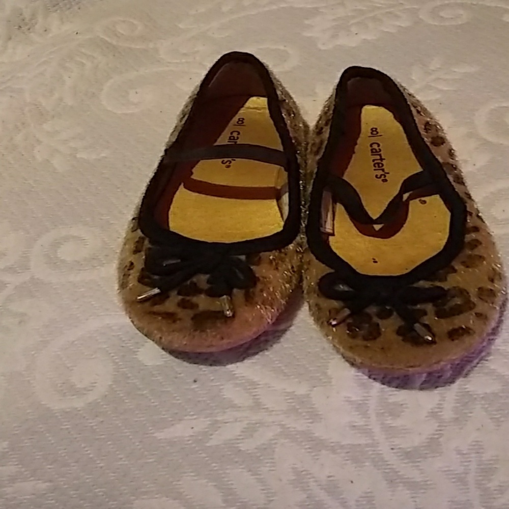 Animal print girl shoes